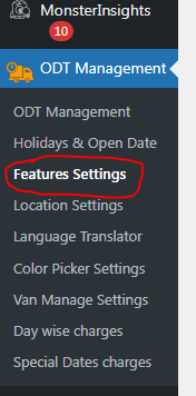 Location hide settings 